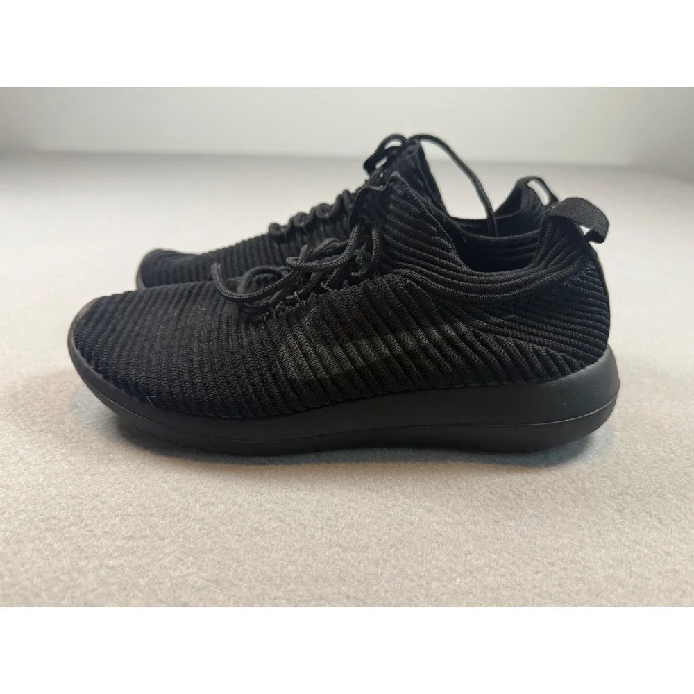 Nike Air Max Flair Triple Black Womens Running Shoes 942236-002 Sneaker